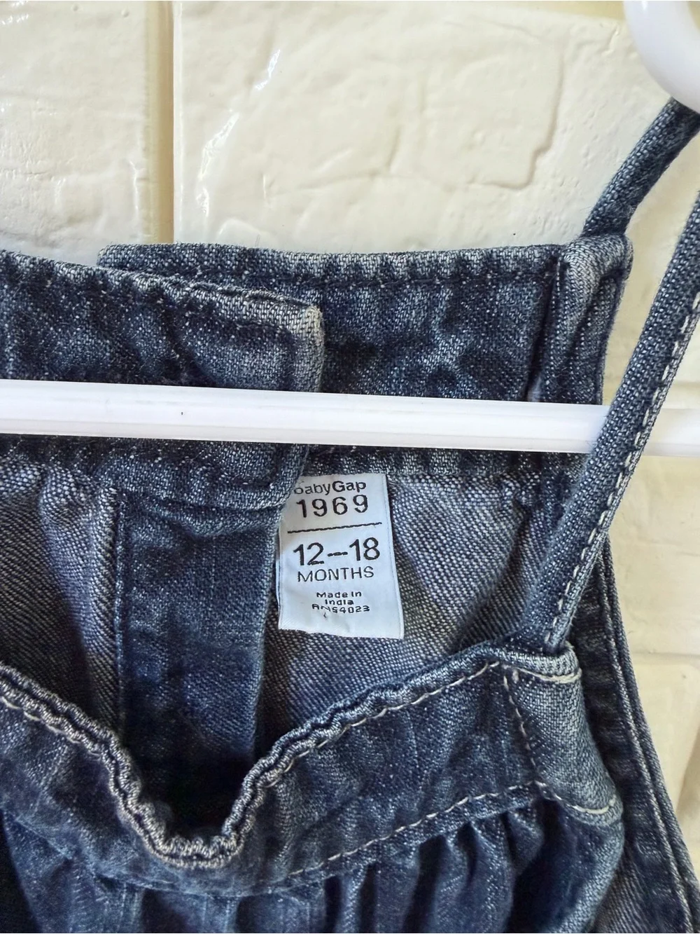 GAP Dark Blue Denim Harem Overalls for Kids